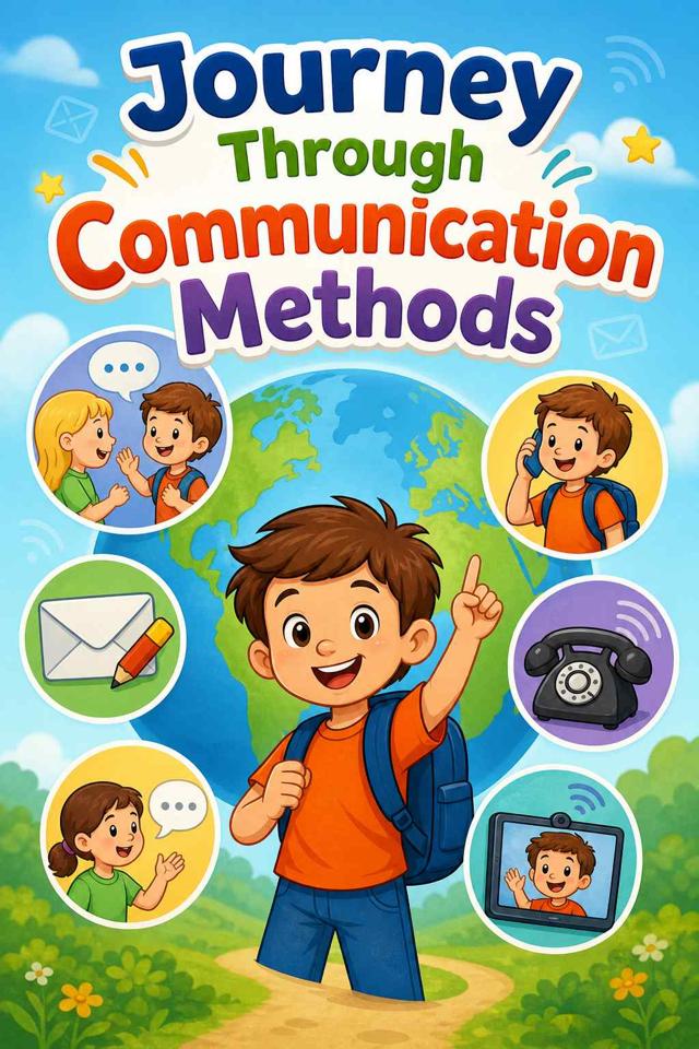 Front cover of Journey Through Communication Methods by Kidlet