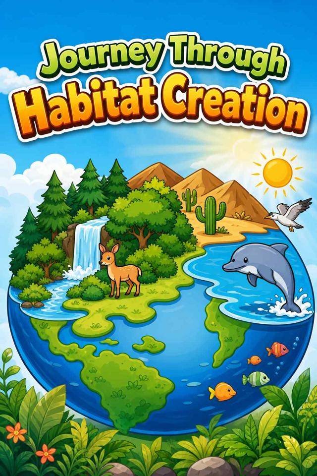 Front cover of Journey Through Habitat Creation by Kidlet