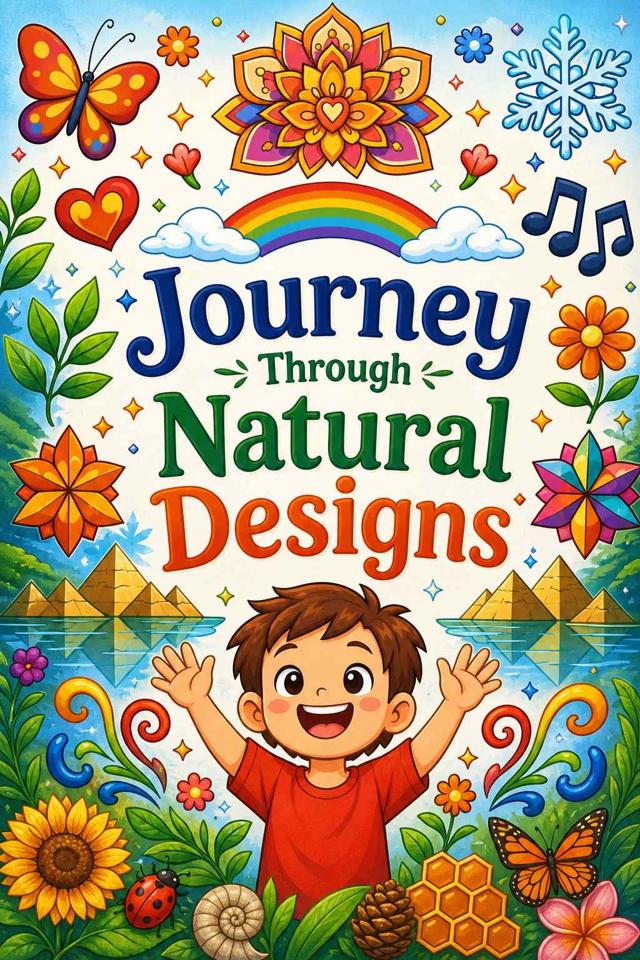 Front cover of Journey Through Natural Designs by Kidlet