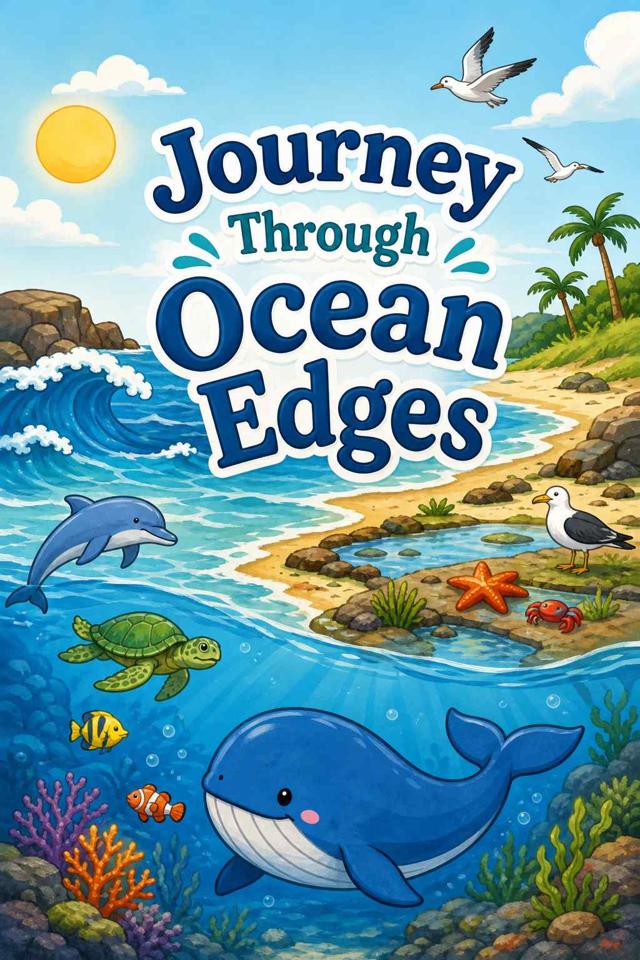 Front cover of Journey Through Ocean Edges by Kidlet