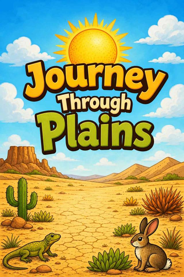 Front cover of Journey Through Plains by Kidlet