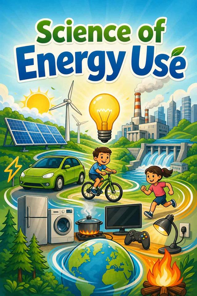 Front cover of Science of Energy Use by Kidlet