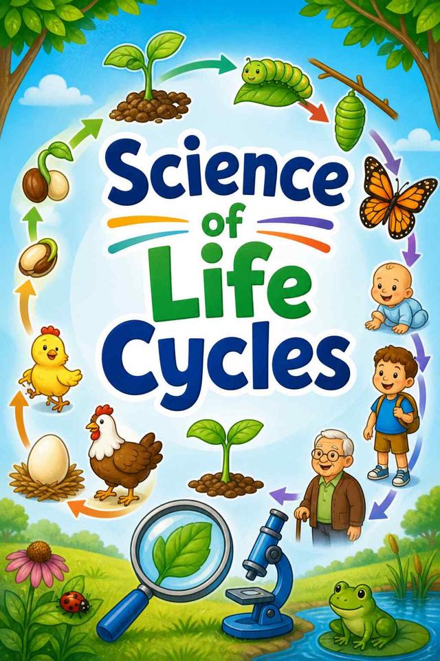 Front cover of Science of Life Cycles by Kidlet