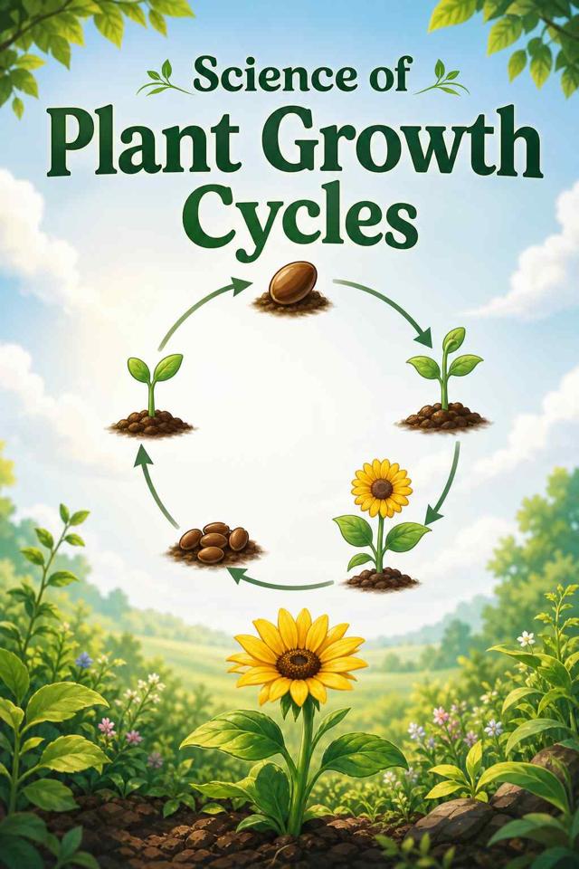 Front cover of Science of Plant Growth Cycles by Kidlet