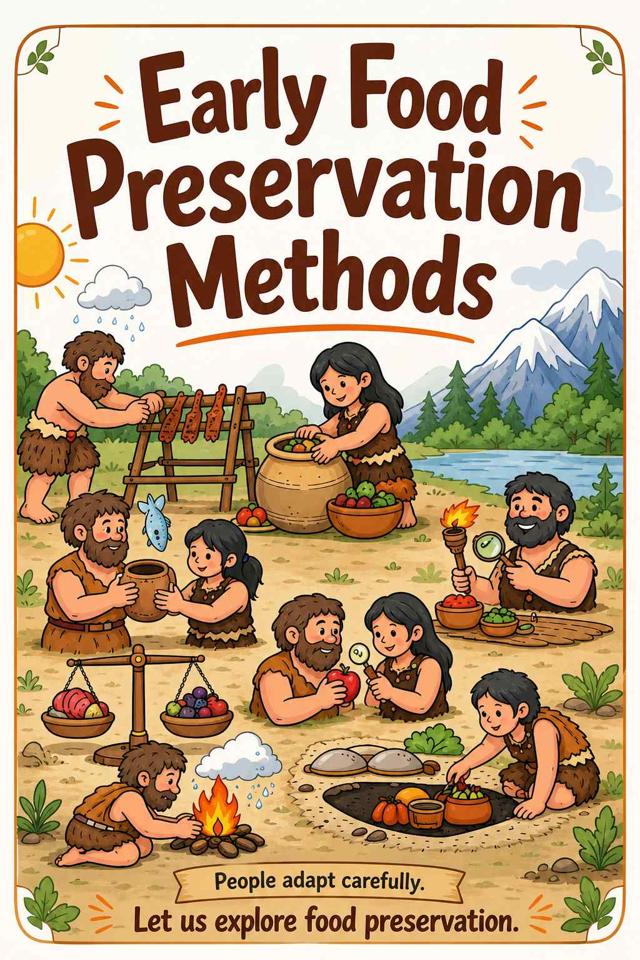 Front cover of Early Food Preservation Methods by Kidlet