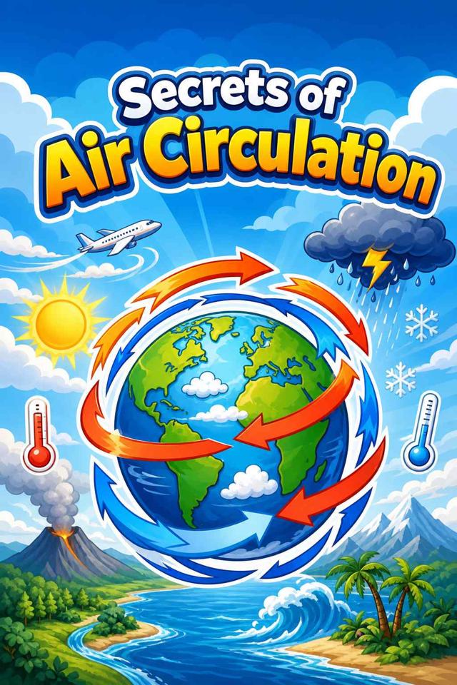 Front cover of Secrets of Air Circulation by Kidlet