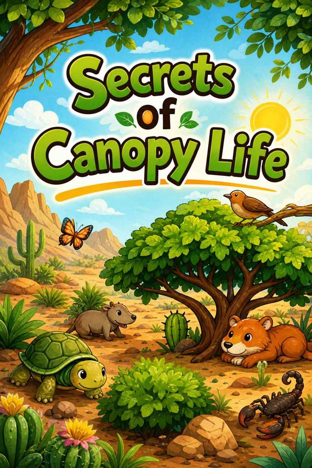 Front cover of Secrets of Canopy Life by Kidlet
