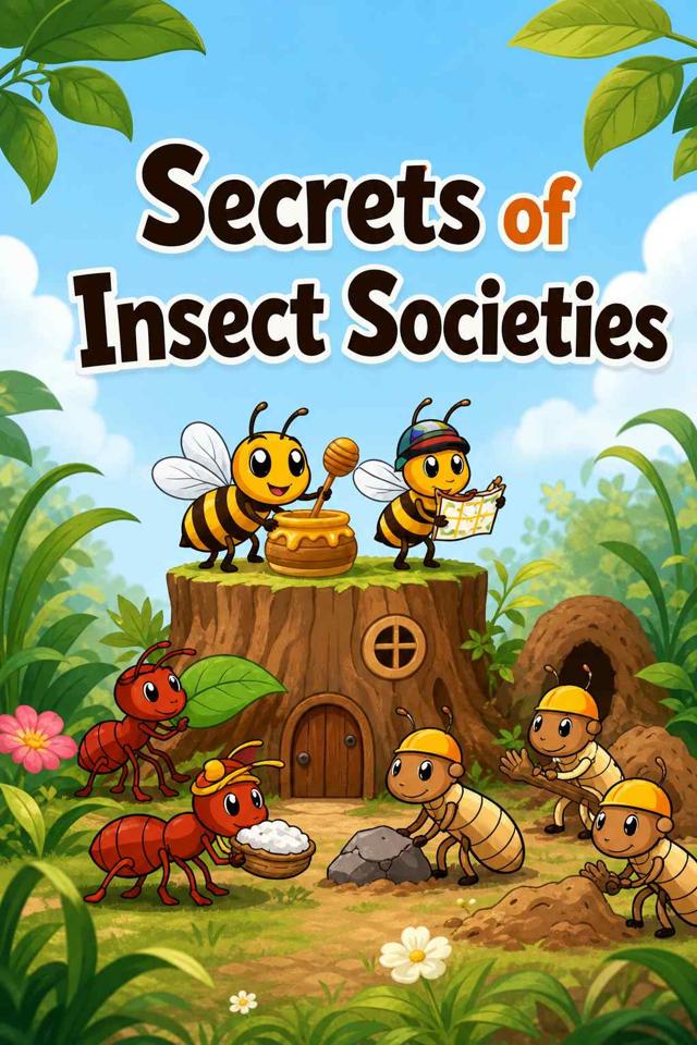 Front cover of Secrets of Insect Societies by Kidlet