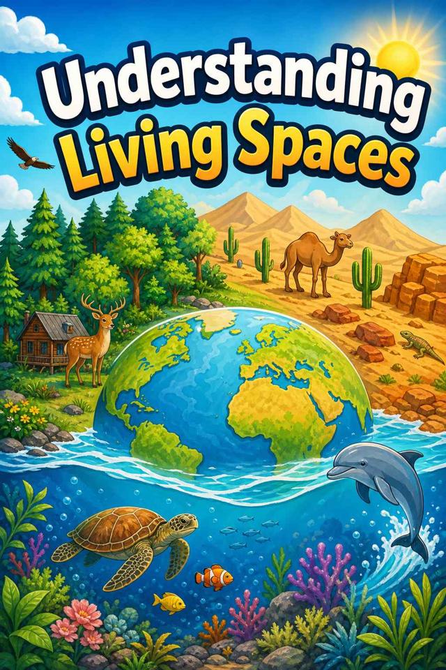Front cover of Understanding Living Spaces by Kidlet