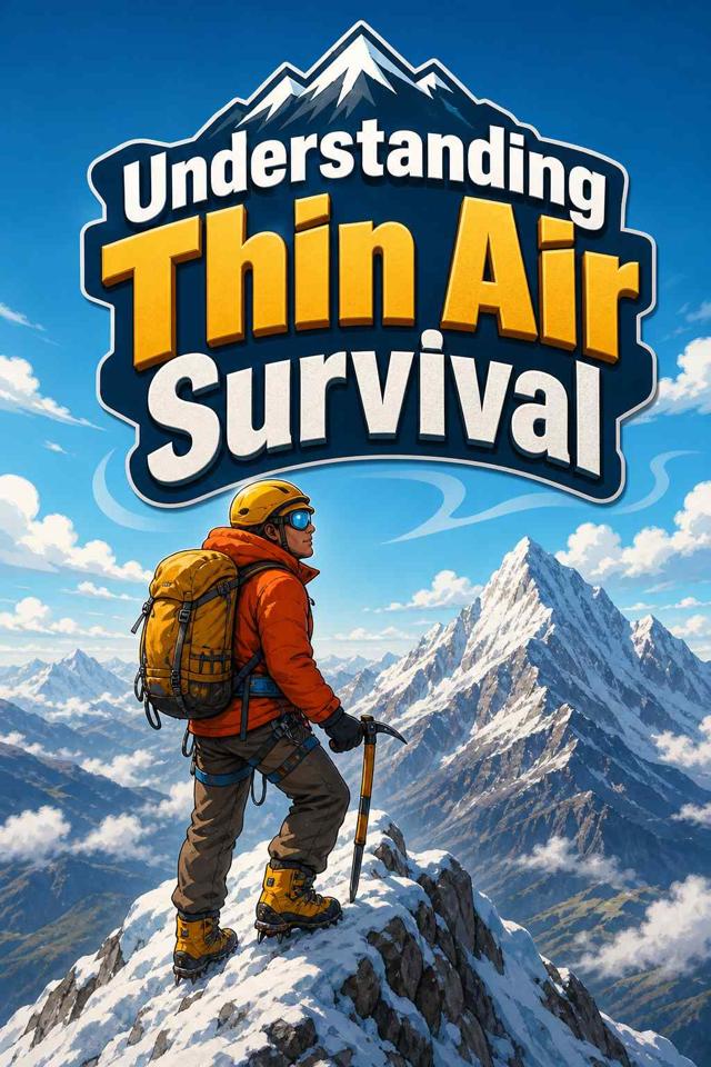 Front cover of Understanding Thin Air Survival by Kidlet