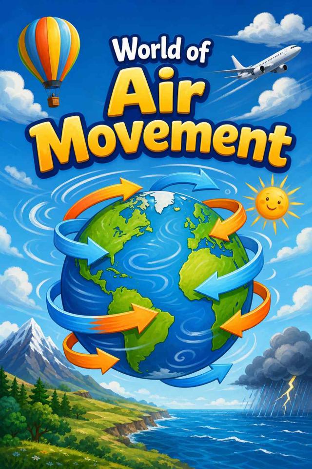 Front cover of World of Air Movement by Kidlet