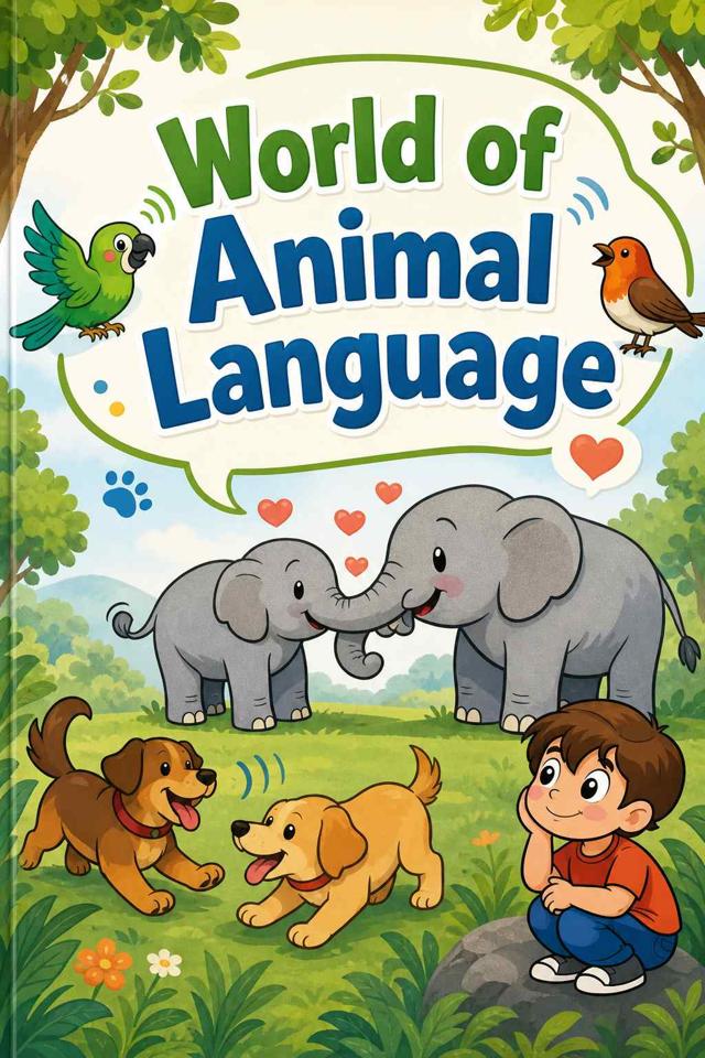 Front cover of World of Animal Language by Kidlet