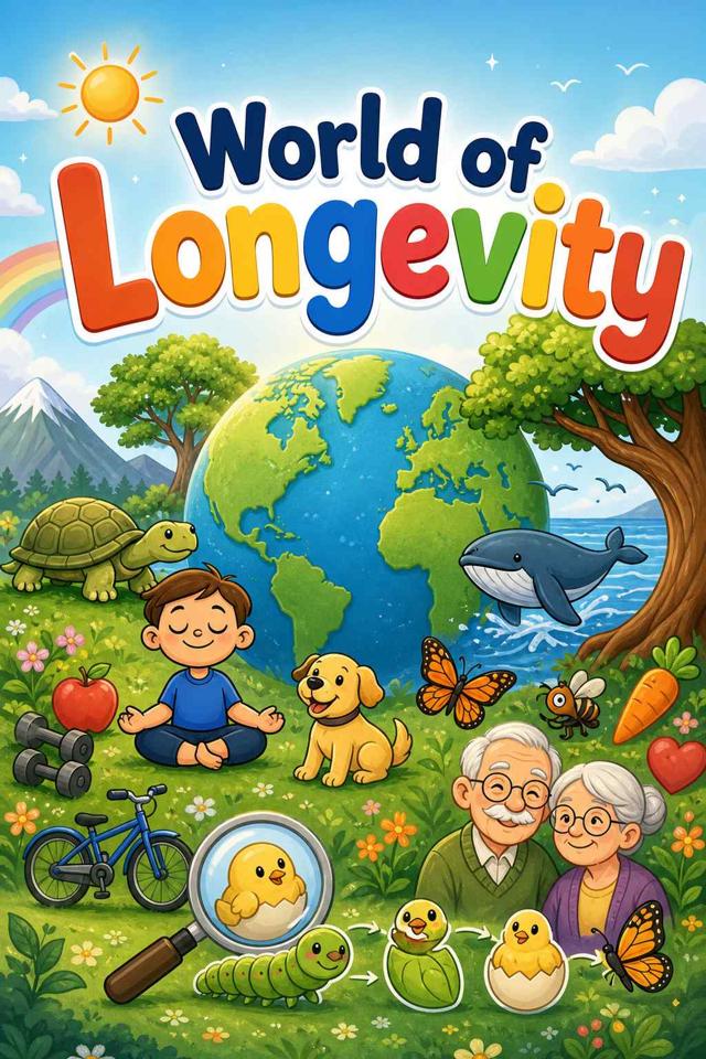 Front cover of World of Longevity by Kidlet