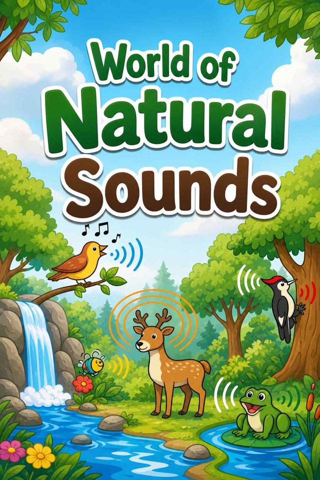Front cover of World of Natural Sounds by Kidlet