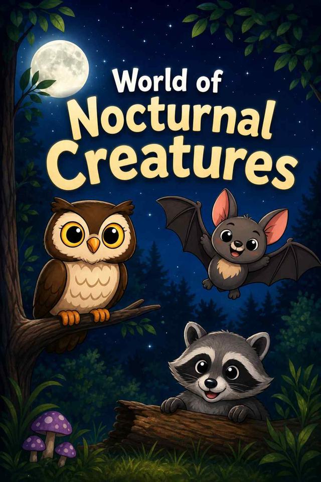 Front cover of World of Nocturnal Creatures by Kidlet