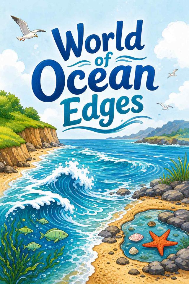 Front cover of World of Ocean Edges by Kidlet