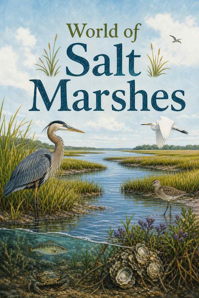 Front cover of World of Salt Marshes by Kidlet