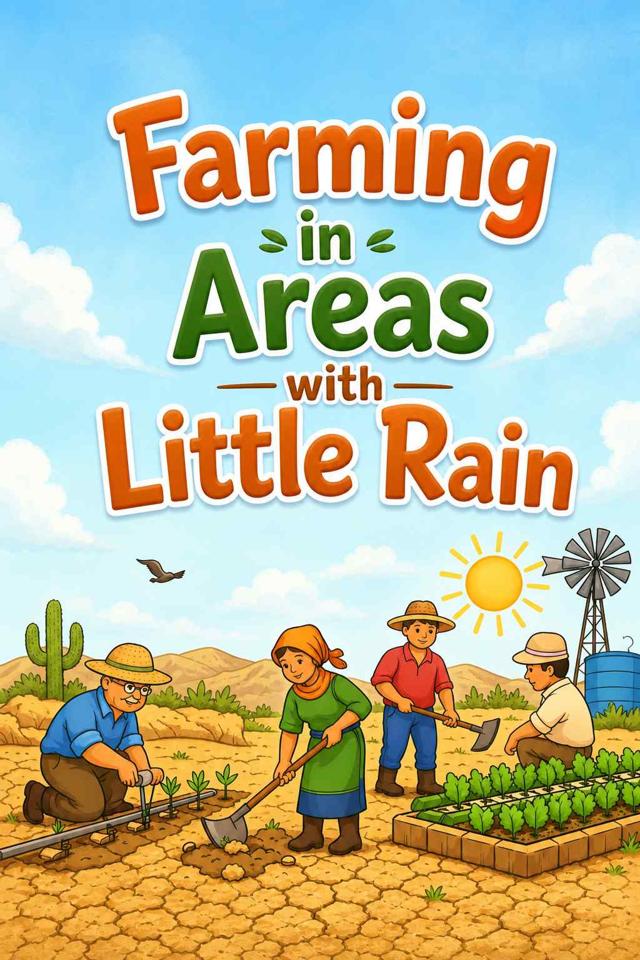 Front cover of Farming in Areas with Little Rain by Kidlet