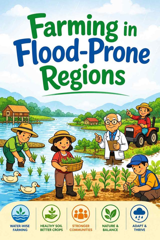 Front cover of Farming in Flood-Prone Regions by Kidlet