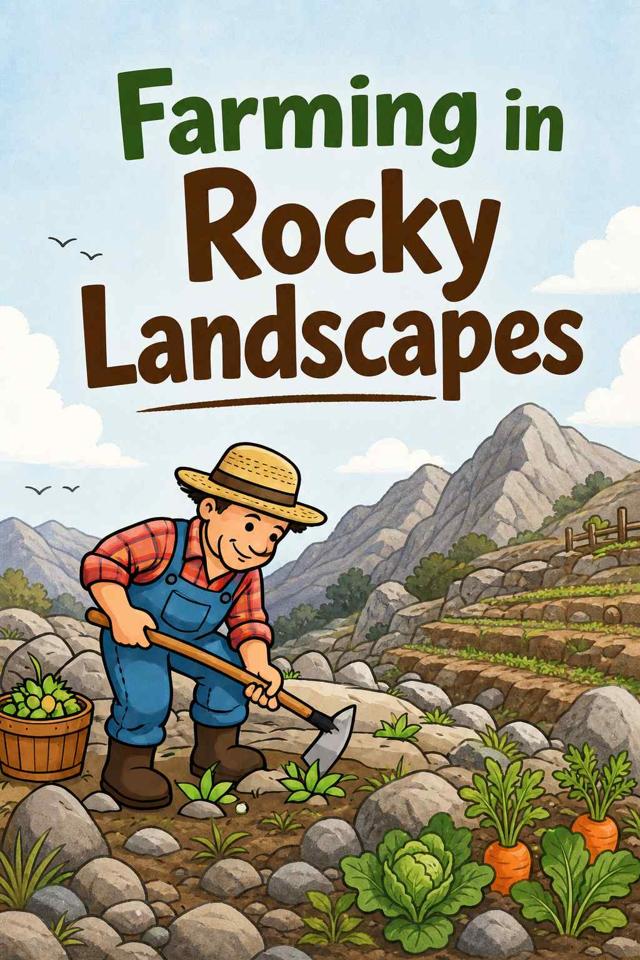 Front cover of Farming in Rocky Landscapes by Kidlet