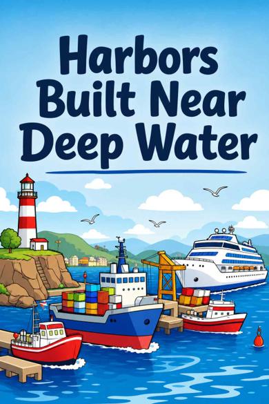 Cover of Harbors Built Near Deep Water