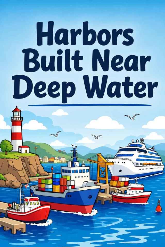 Front cover of Harbors Built Near Deep Water by Kidlet