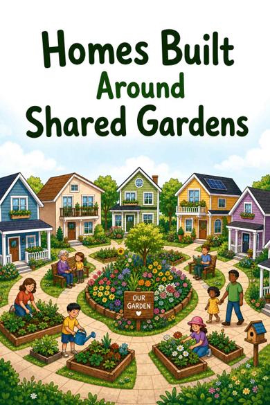 Cover of Homes Built Around Shared Gardens