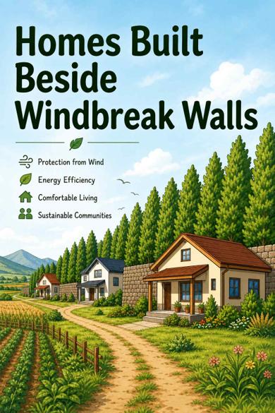 Cover of Homes Built Beside Windbreak Walls