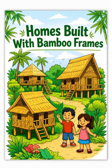 Cover of Homes Built With Bamboo Frames