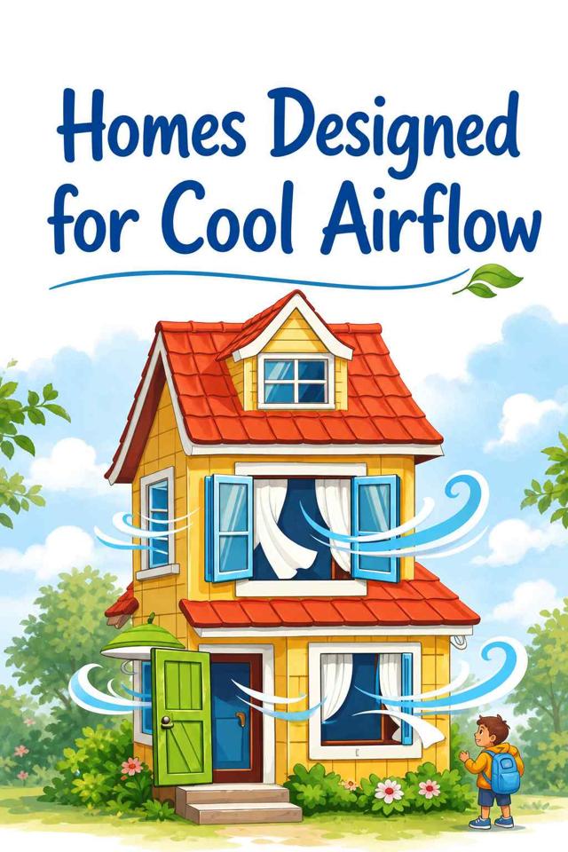 Front cover of Homes Designed for Cool Airflow by Kidlet