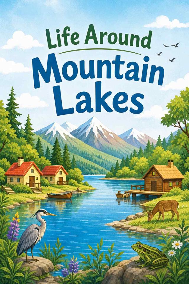 Front cover of Life Around Mountain Lakes by Kidlet
