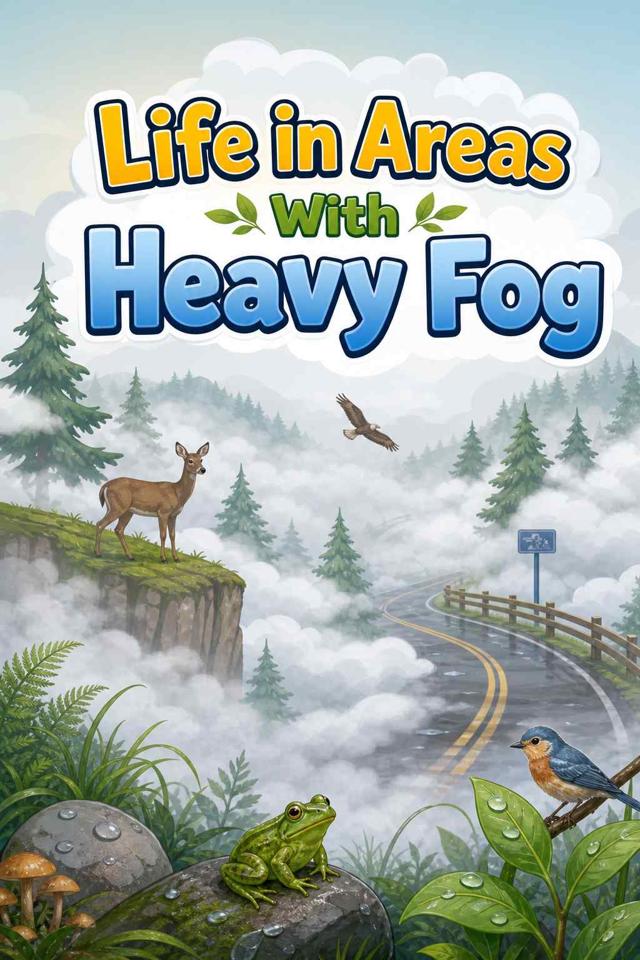 Front cover of Life in Areas With Heavy Fog by Kidlet