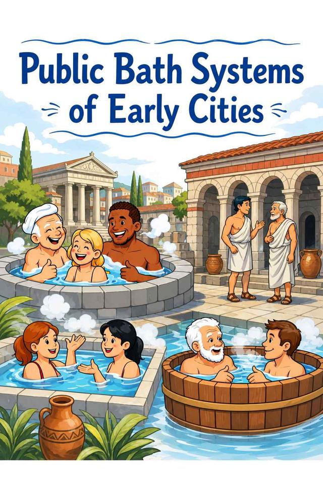 Front cover of Public Bath Systems of Early Cities by Kidlet
