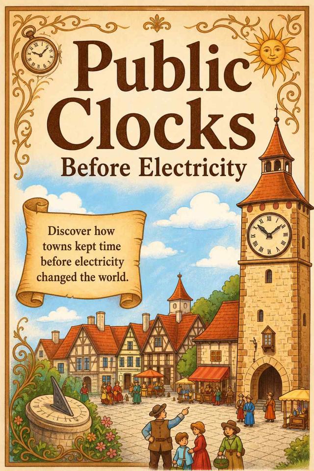 Front cover of Public Clocks Before Electricity by Kidlet