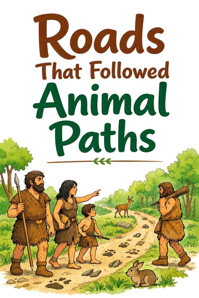 Front cover of Roads That Followed Animal Paths by Kidlet