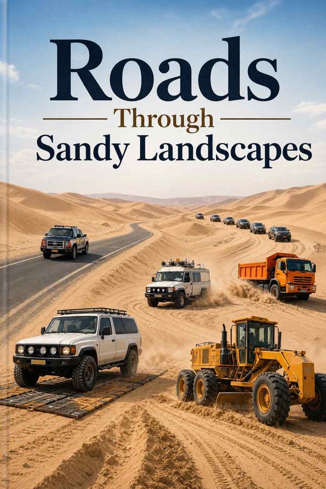 Front cover of Roads Through Sandy Landscapes by Kidlet