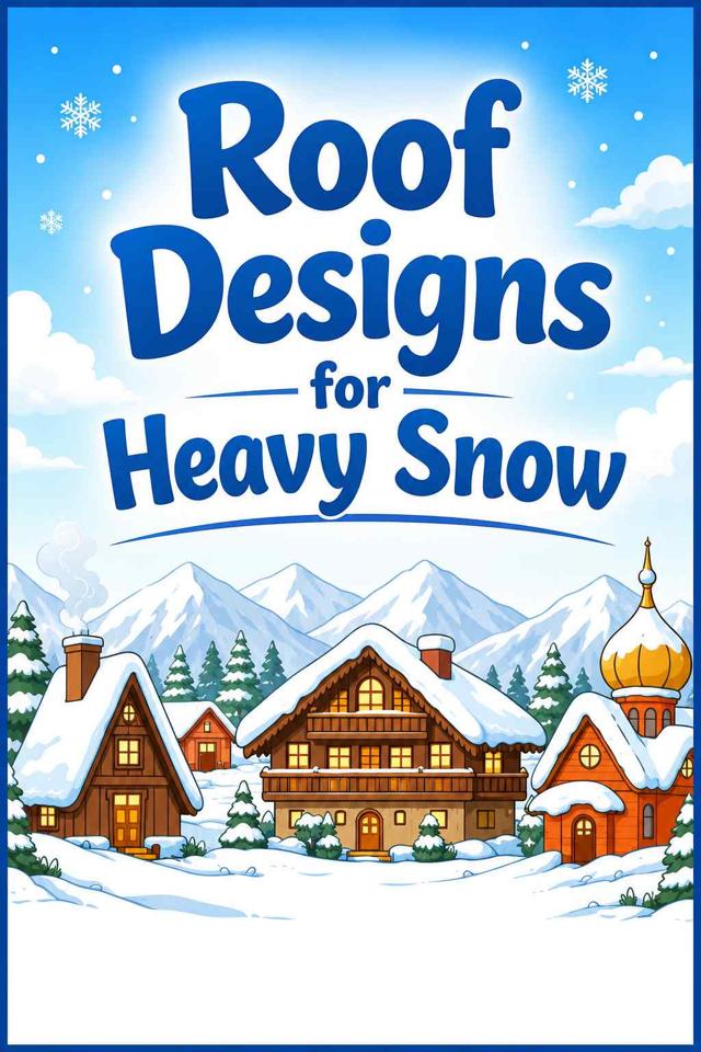 Front cover of Roof Designs for Heavy Snow by Kidlet
