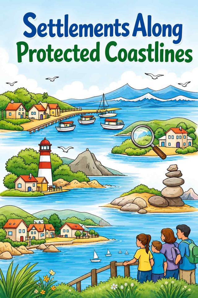 Front cover of Settlements Along Protected Coastlines by Kidlet