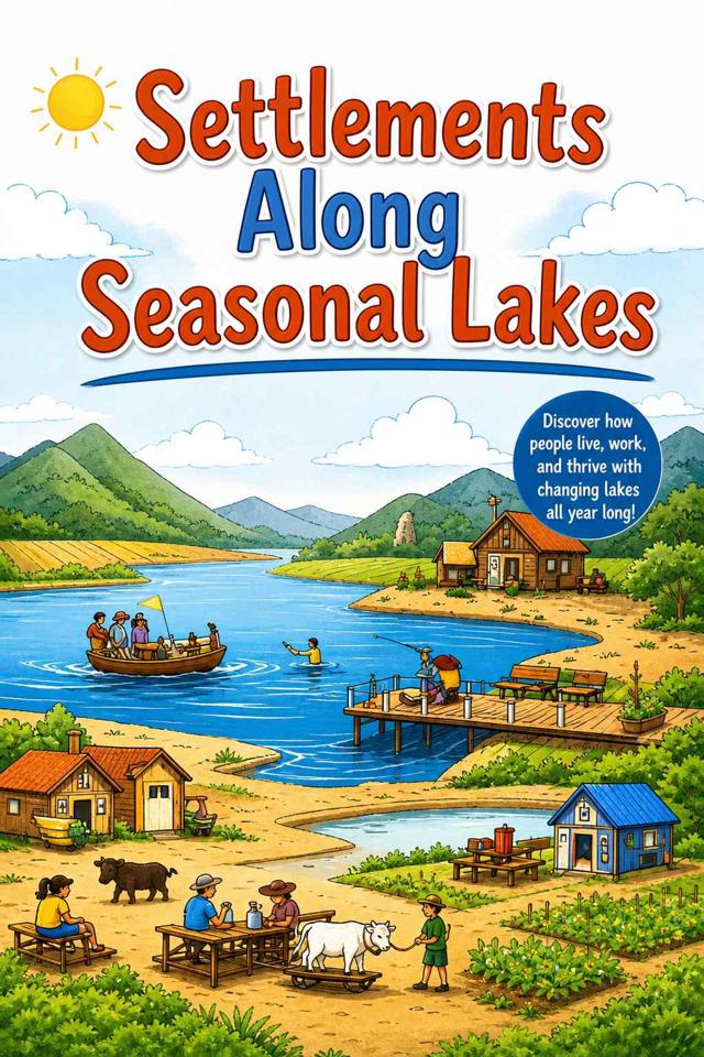Front cover of Settlements Along Seasonal Lakes by Kidlet