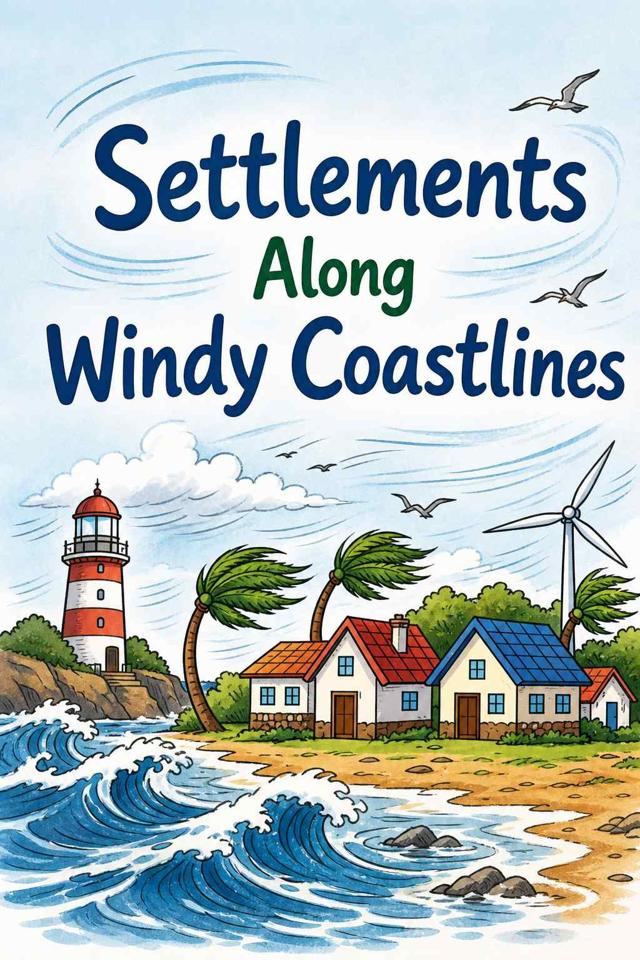 Front cover of Settlements Along Windy Coastlines by Kidlet