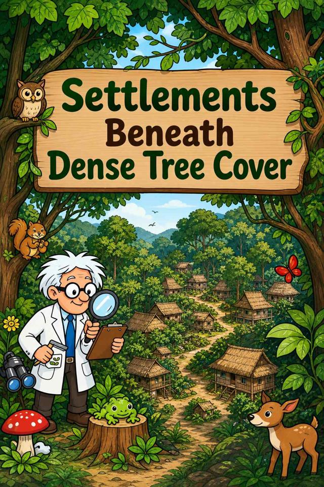 Front cover of Settlements Beneath Dense Tree Cover by Kidlet