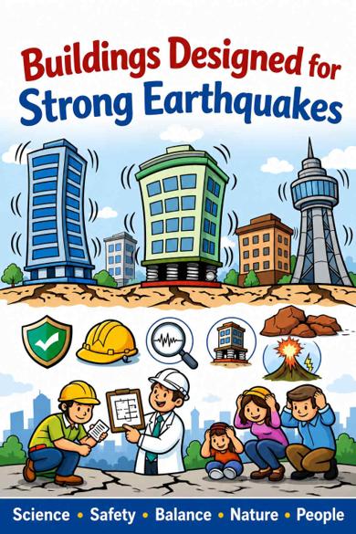 Cover of Buildings Designed for Strong Earthquakes