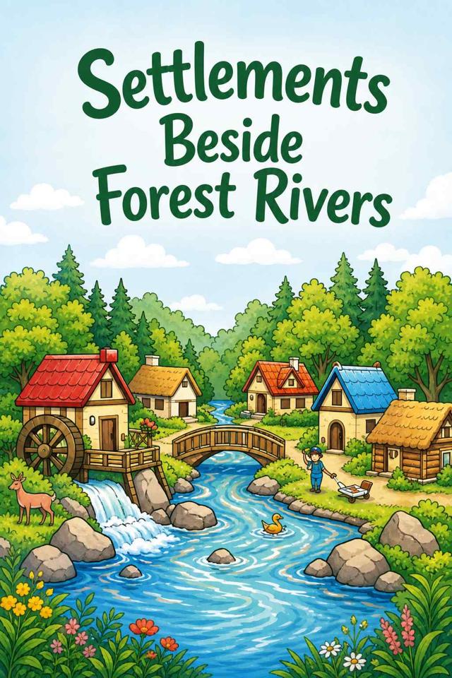 Front cover of Settlements Beside Forest Rivers by Kidlet