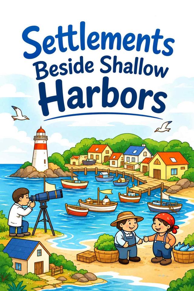 Front cover of Settlements Beside Shallow Harbors by Kidlet