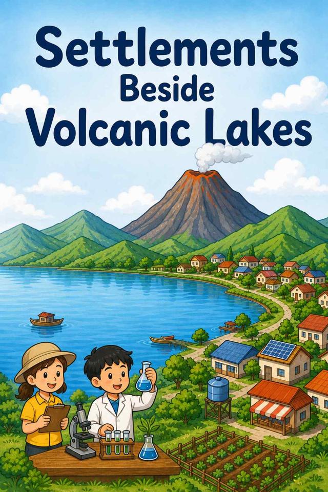 Front cover of Settlements Beside Volcanic Lakes by Kidlet