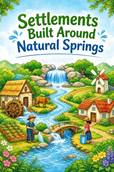 Cover of Settlements Built Around Natural Springs