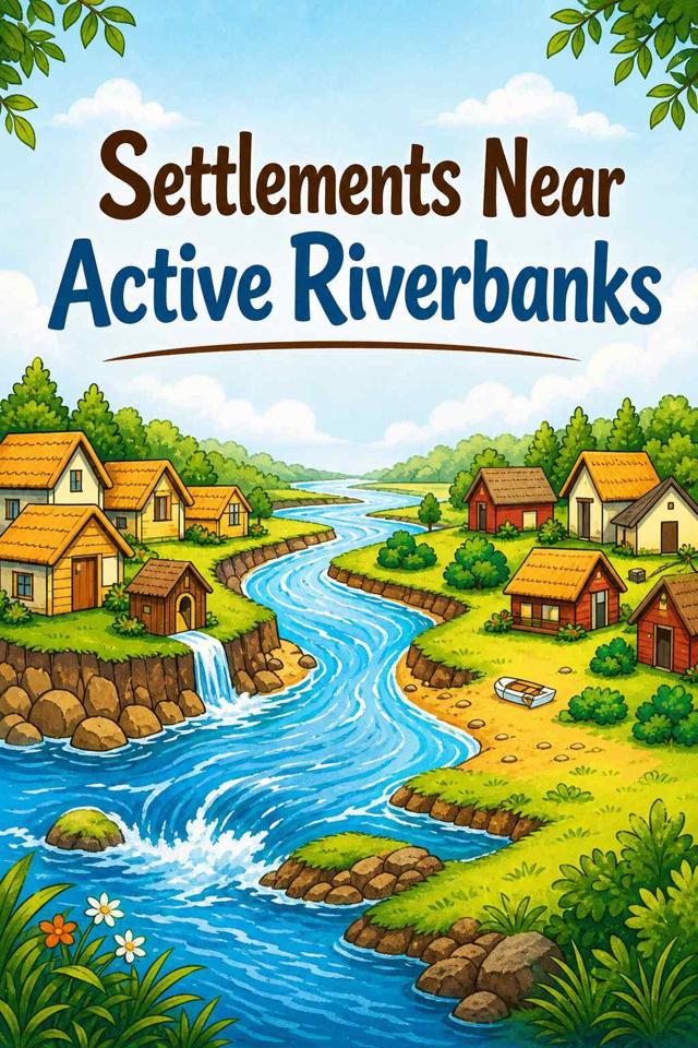Front cover of Settlements Near Active Riverbanks by Kidlet