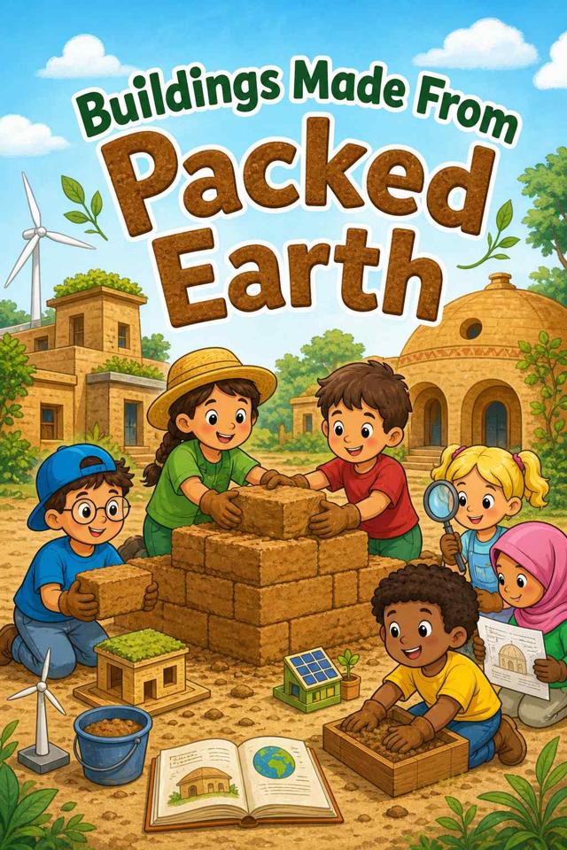 Front cover of Buildings Made From Packed Earth by Kidlet