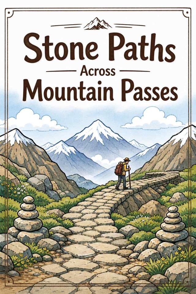 Front cover of Stone Paths Across Mountain Passes by Kidlet