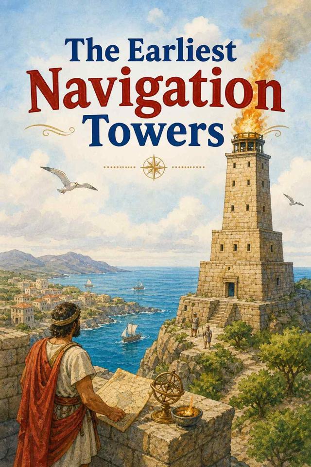 Front cover of The Earliest Navigation Towers by Kidlet